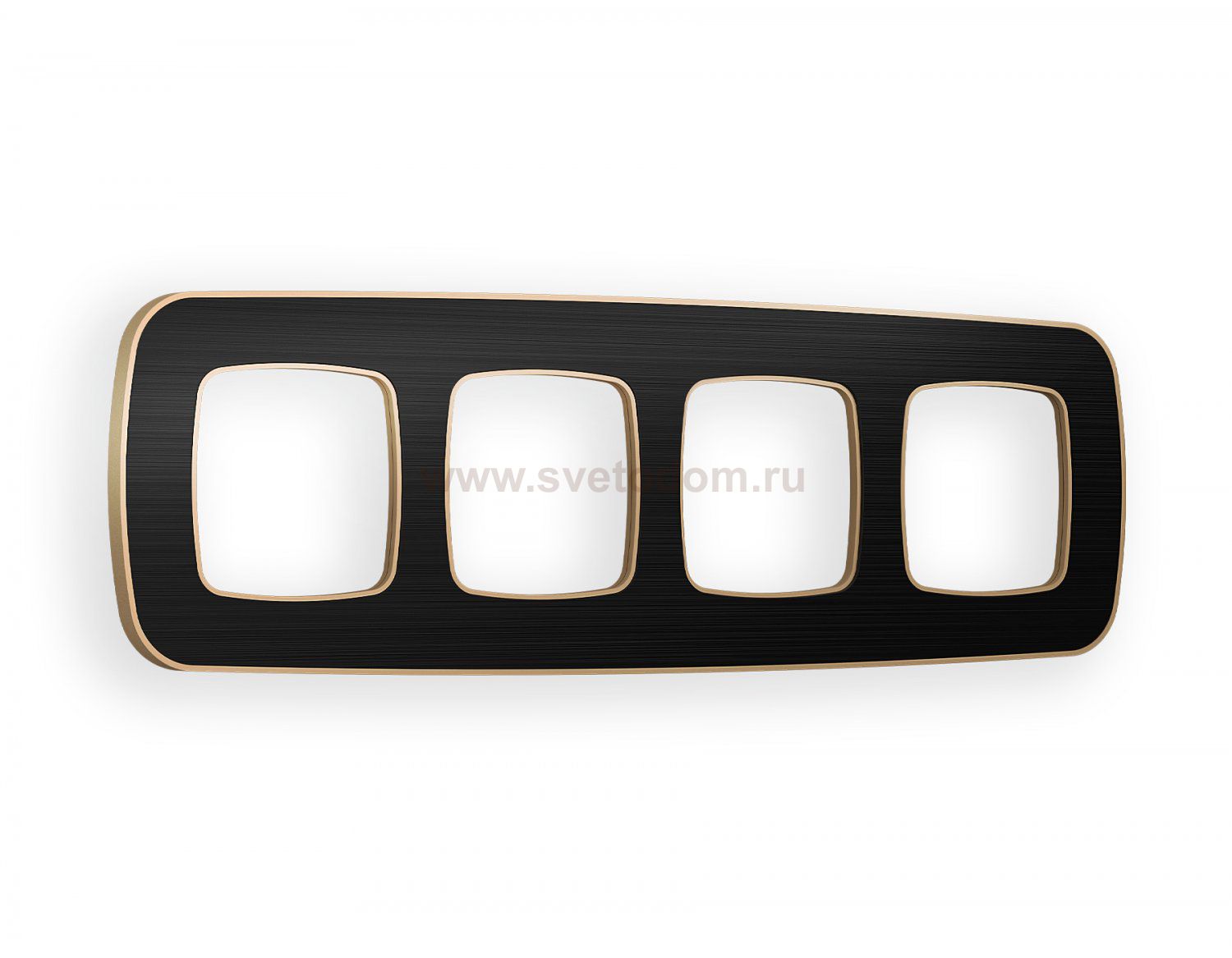 Рамка OMEGA Coint (Черный Стекло органическое/Шампань) 4-ая OF640544 Ambrella Volt
