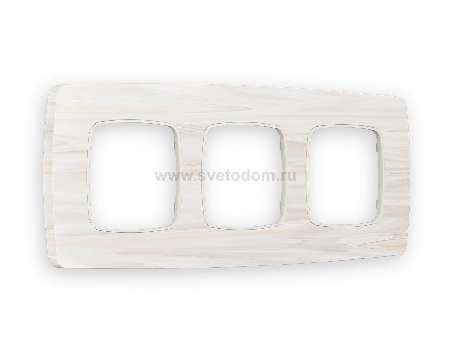 Рамка OMEGA Opera (Бежевый мрамор) 3-ая OF940303 Ambrella Volt