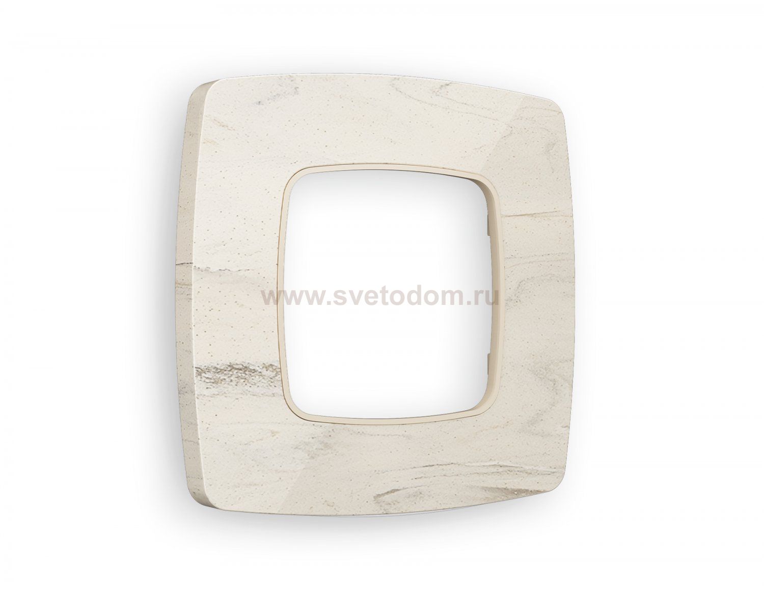 Рамка OMEGA Opera (Серо-бежевый мрамор) 1-ая OF940601 Ambrella Volt