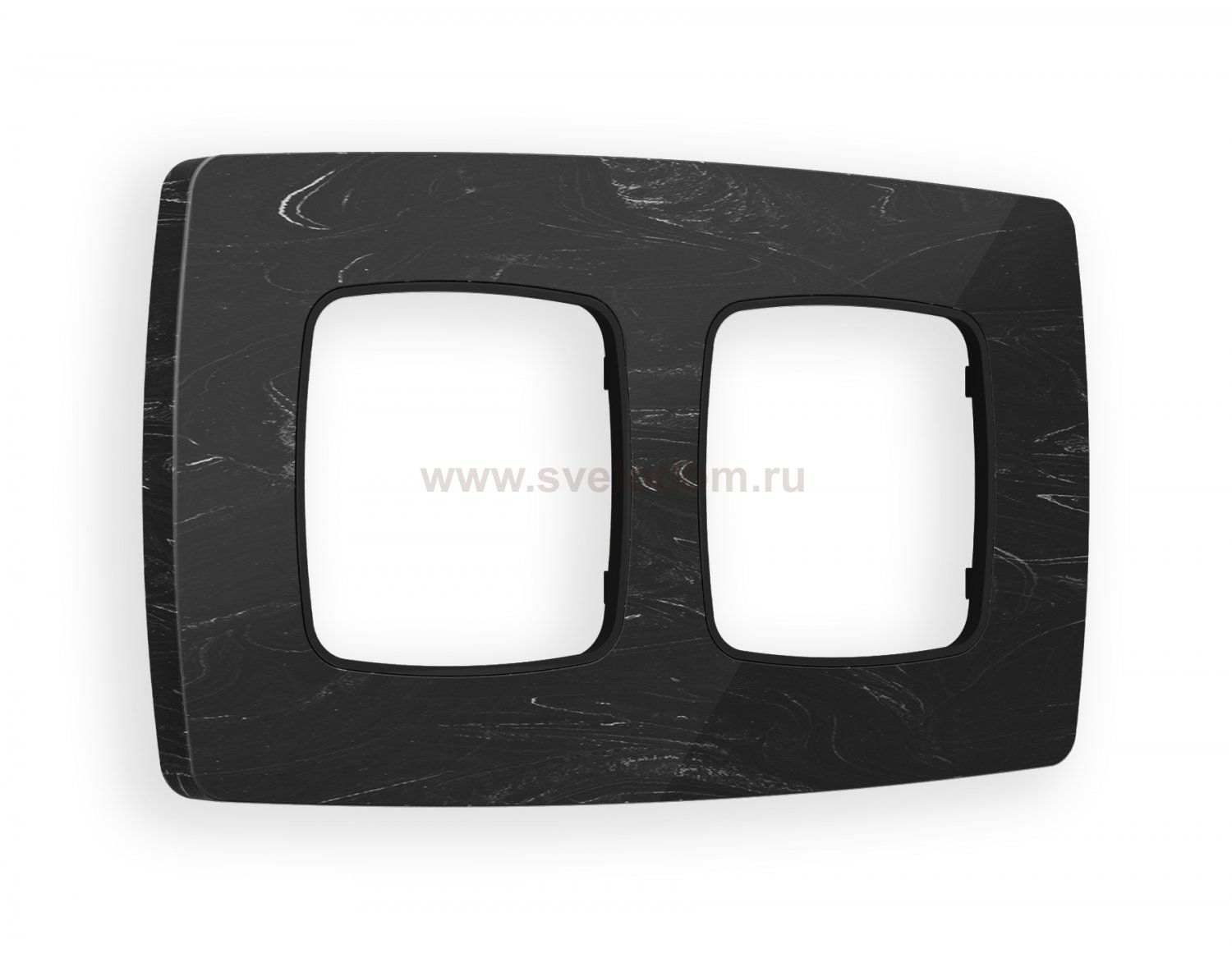 Рамка OMEGA Opera (Черный мрамор) 2-ая OF940702 Ambrella Volt