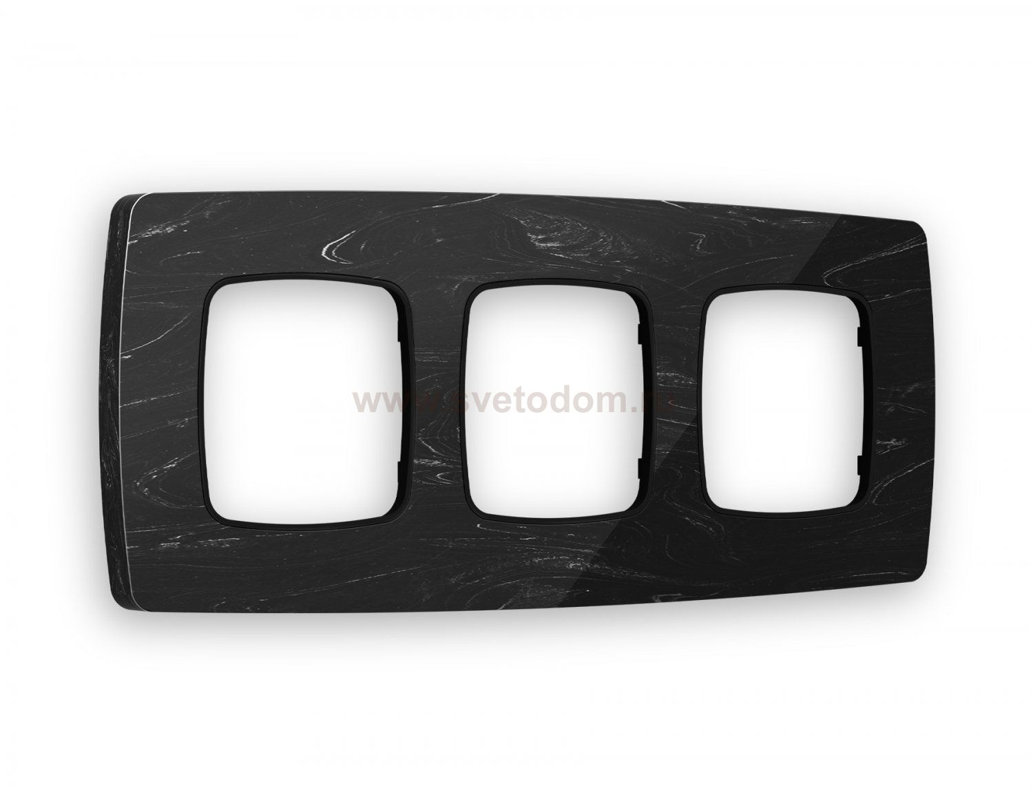 Рамка OMEGA Opera (Черный мрамор) 3-ая OF940703 Ambrella Volt