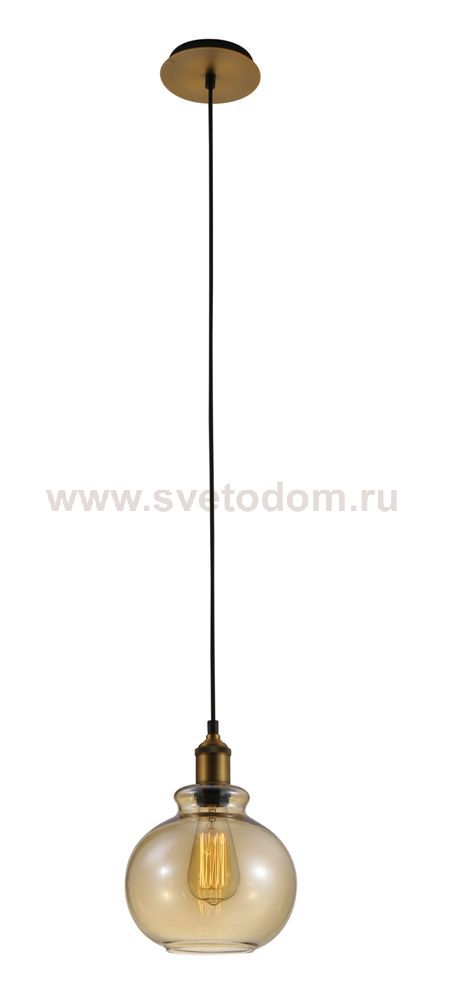 Светильник подвесной Crystal Lux OLLA SP1 AMBER (2600/201)