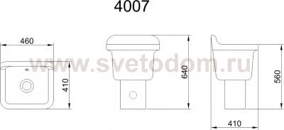 Раковина для ванной OLS-4007