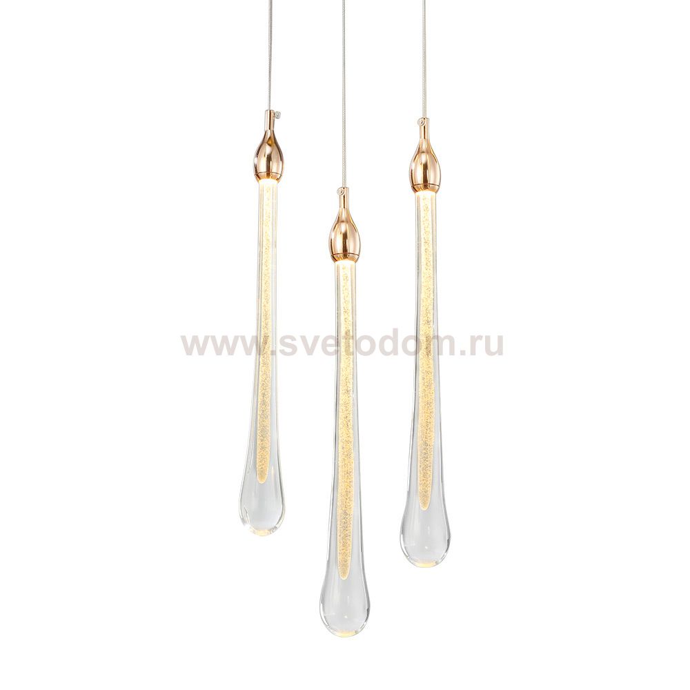 Подвесной светильник Teardrop 3 gold OM801670-3-G Delight