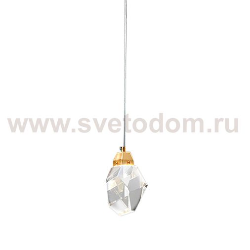 Подвесной светильник Crystal rock 1 gold