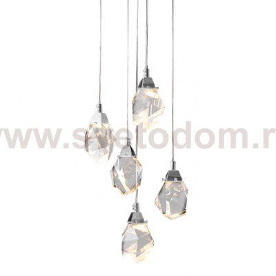 Подвесной светильник Crystal rock 5 chrome