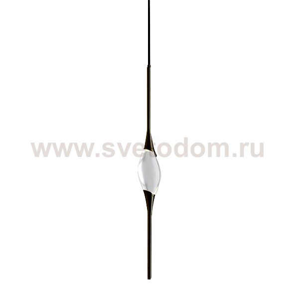 Подвесной светильник Pezzo 1 pearl black