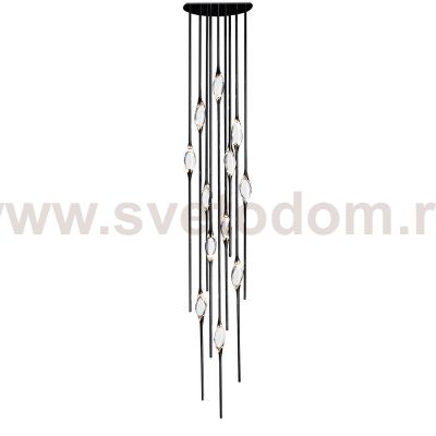 Подвесной светильник Pezzo 12 pearl black OM82111-12 pearl black Delight