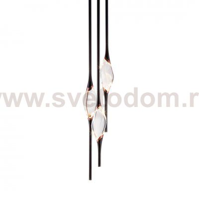 Подвесной светильник Pezzo 3 pearl black OM82112-3 pearl black Delight