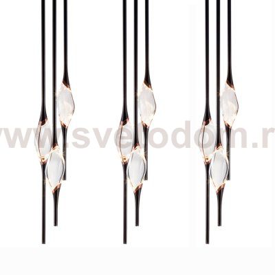 Подвесной светильник Pezzo 9 pearl black OM82113-9 pearl black Delight