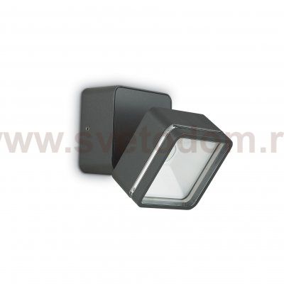 Светильник бра Ideal lux OMEGA SQUARE AP1 ANTRACITE (172514)