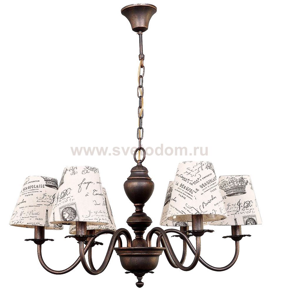 Люстра подвесная Omnilux OML-46303-06 Rimini