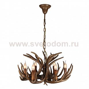 Люстра рога оленя Omnilux OML-52103-06