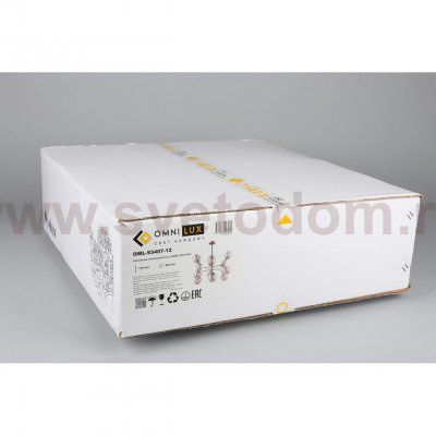 Люстра потолочная Omnilux OML-93407-12 Pozzallo