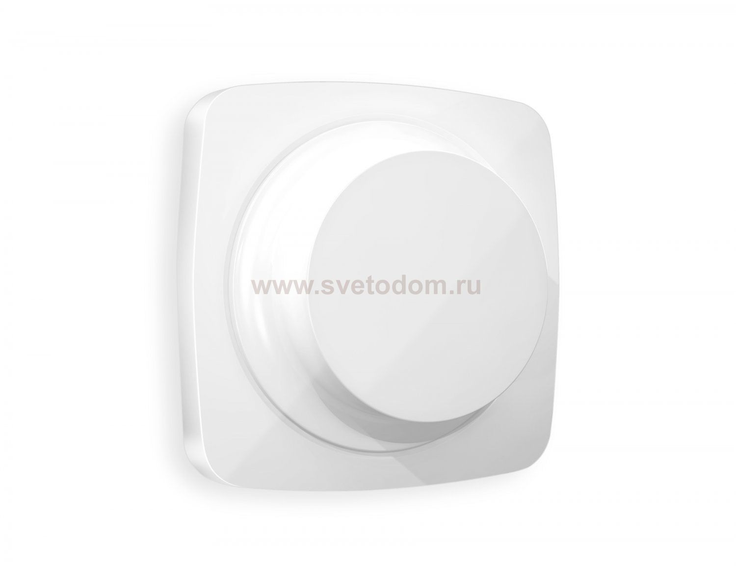 Лицевая панель OMEGA (Белый глянец) для светорегулятора универсального QUANT OP1055 Ambrella Volt