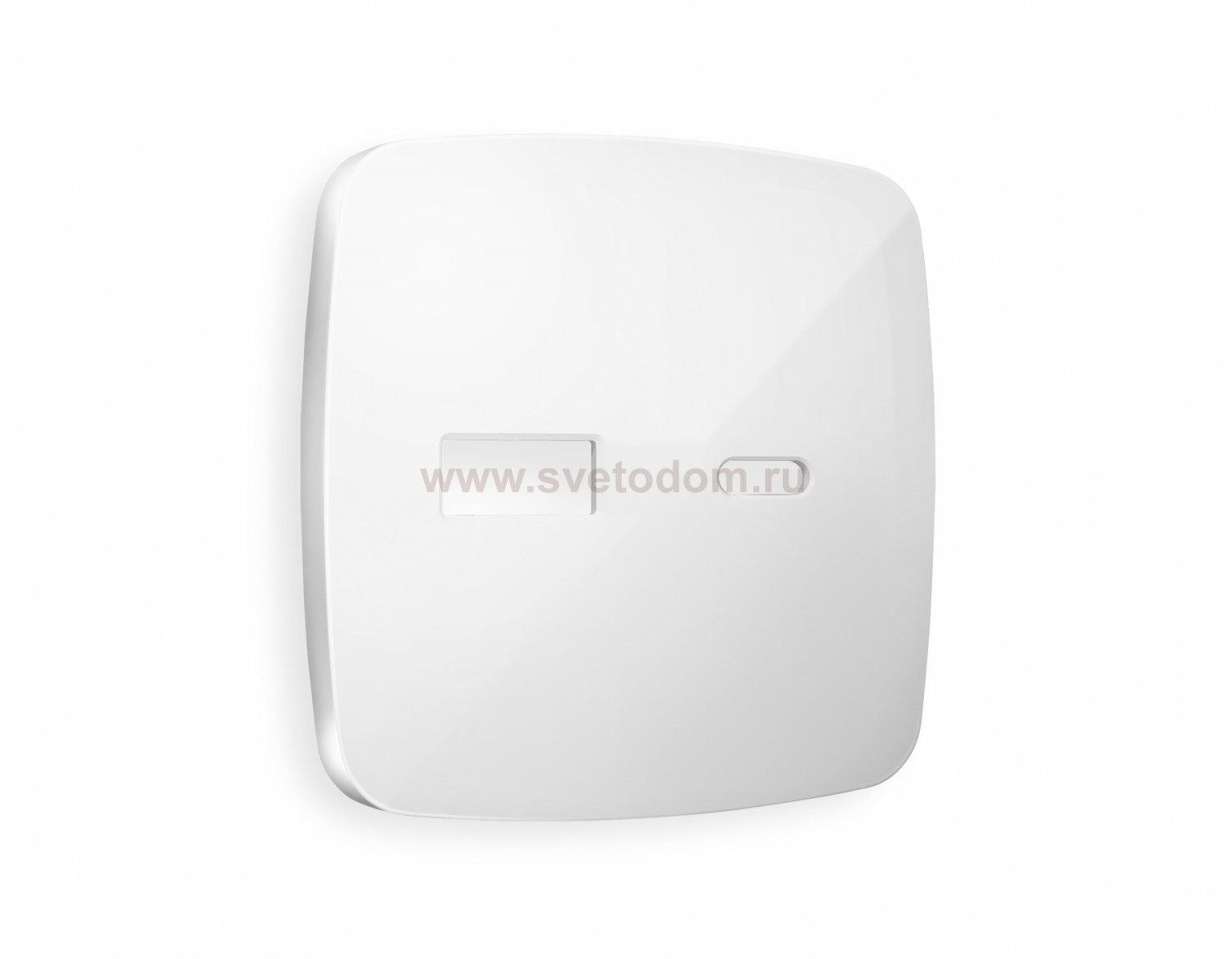 Лицевая панель OMEGA (Белый глянец) для розетки 2USB тип A+C QUANT OP1110 Ambrella Volt