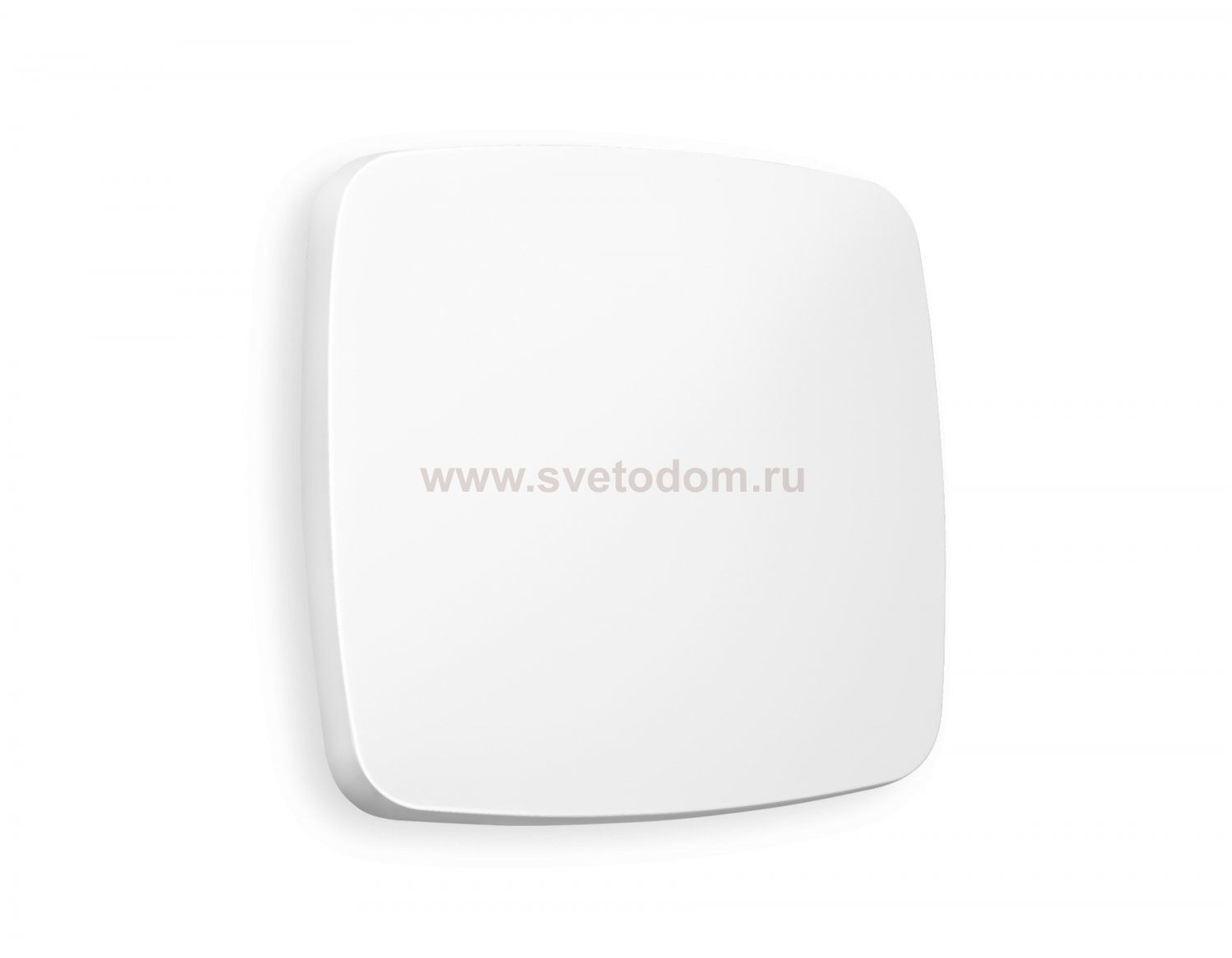 Лицевая панель OMEGA (Белый матовый) для 1-кл выключателей QUANT OP1210 Ambrella Volt