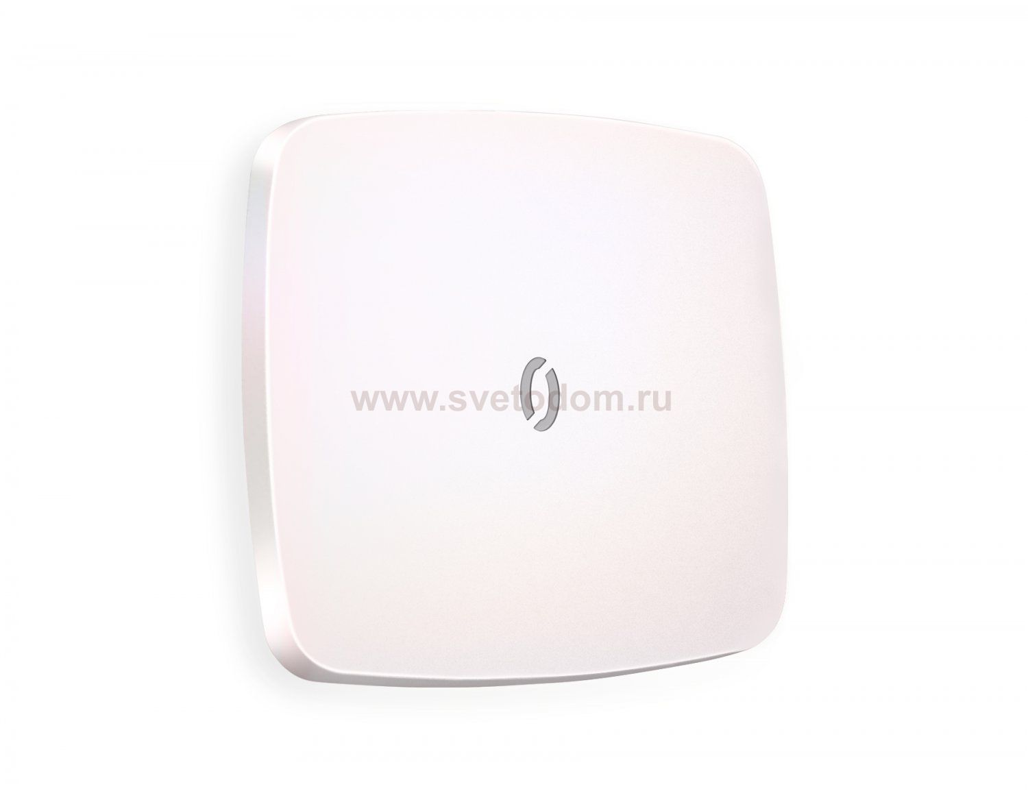 Лицевая панель OMEGA (Жемчуг) для 1-клавишных выключателей с подсветкой QUANT OP2020 Ambrella Volt