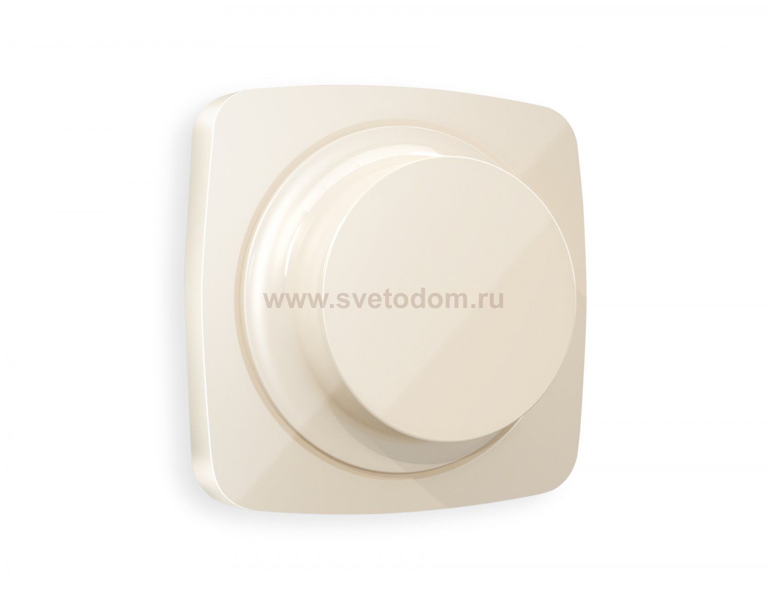 Лицевая панель OMEGA (Бежевый глянец) для светорегулятора универсального QUANT OP3055 Ambrella Volt