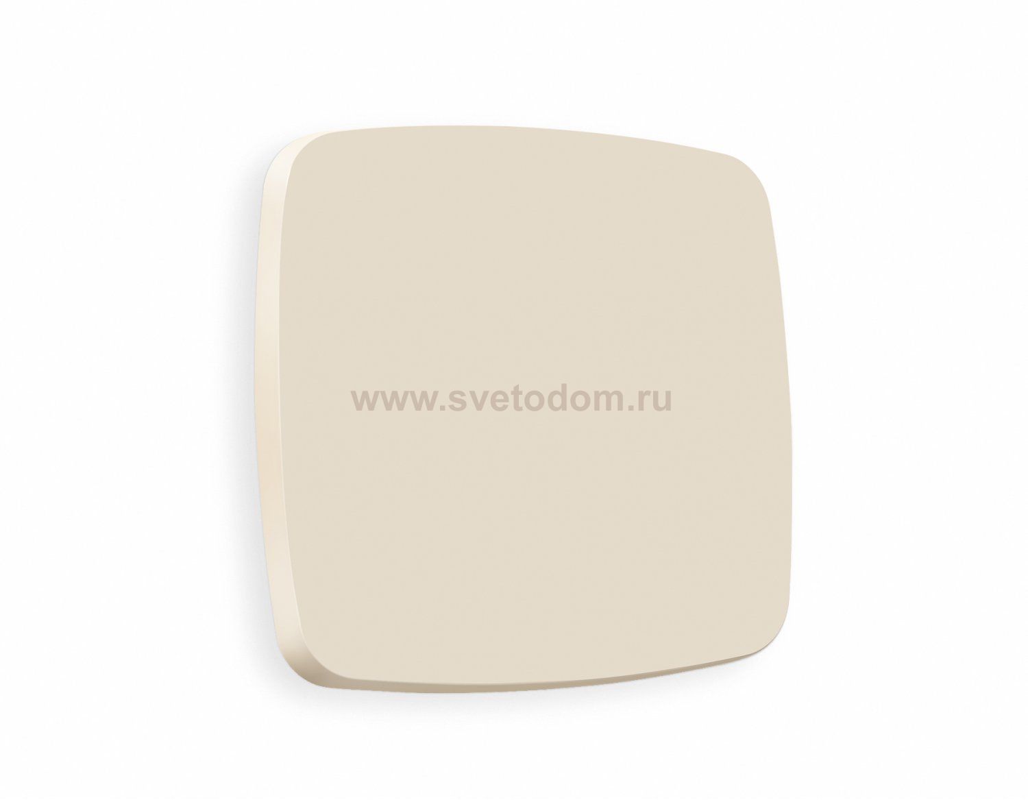 Лицевая панель OMEGA (Бежевый матовый) для 1-кл выключателей QUANT OP3210 Ambrella Volt