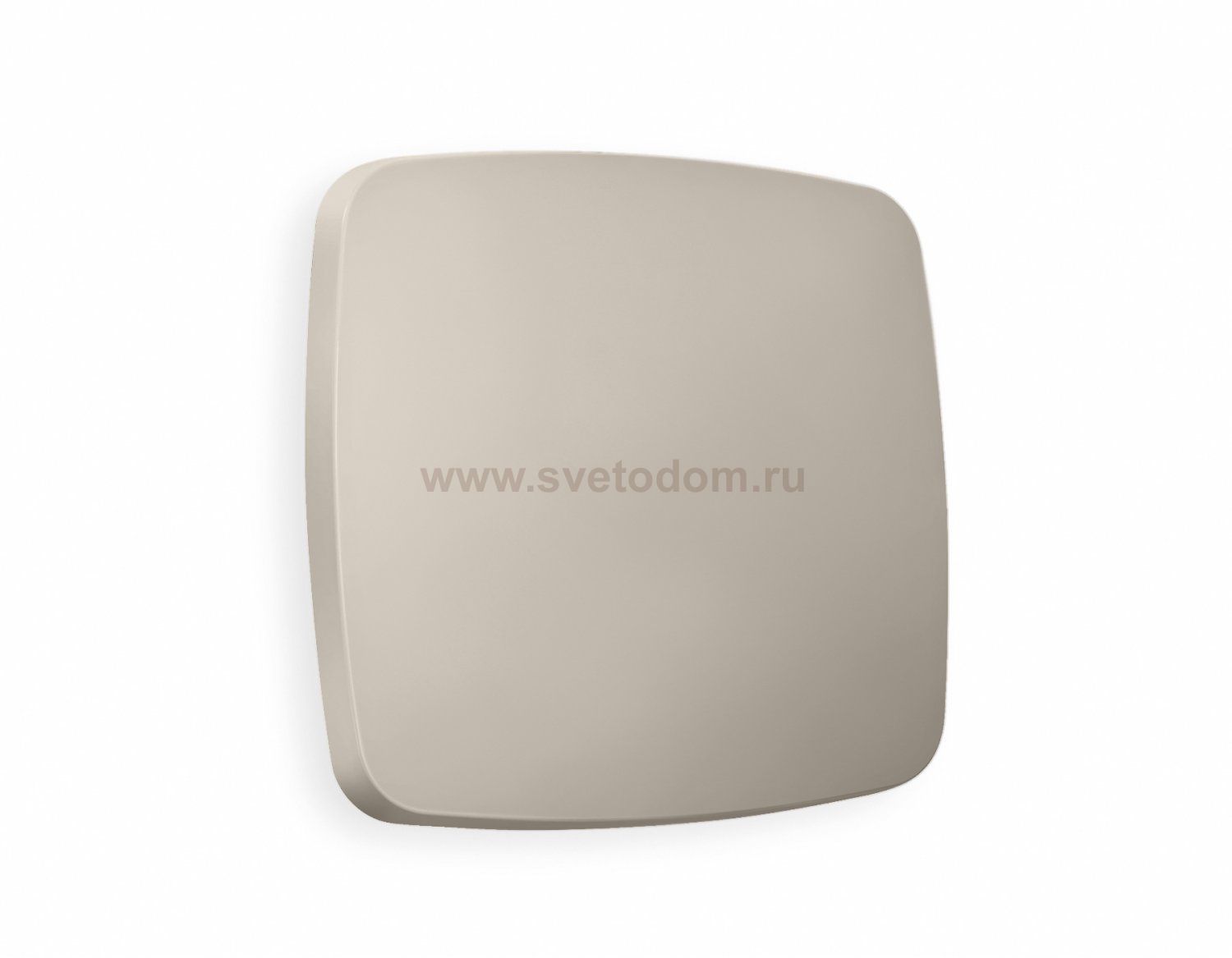 Лицевая панель OMEGA (Серо-бежевый матовый) для 1-кл выключателей QUANT OP3610 Ambrella Volt