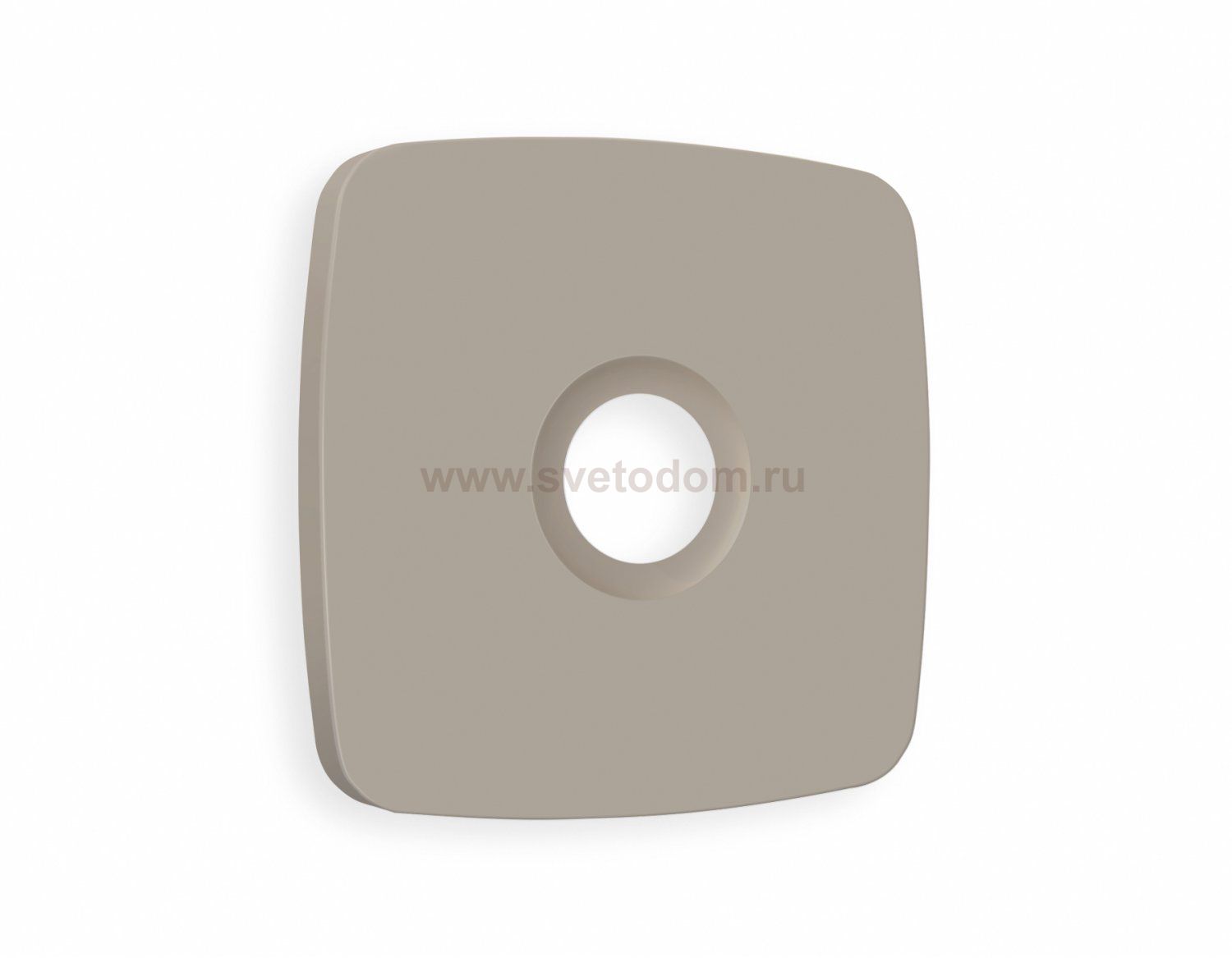 Лицевая панель OMEGA (Серо-бежевый матовый) для TV розетки QUANT OP3730 Ambrella Volt