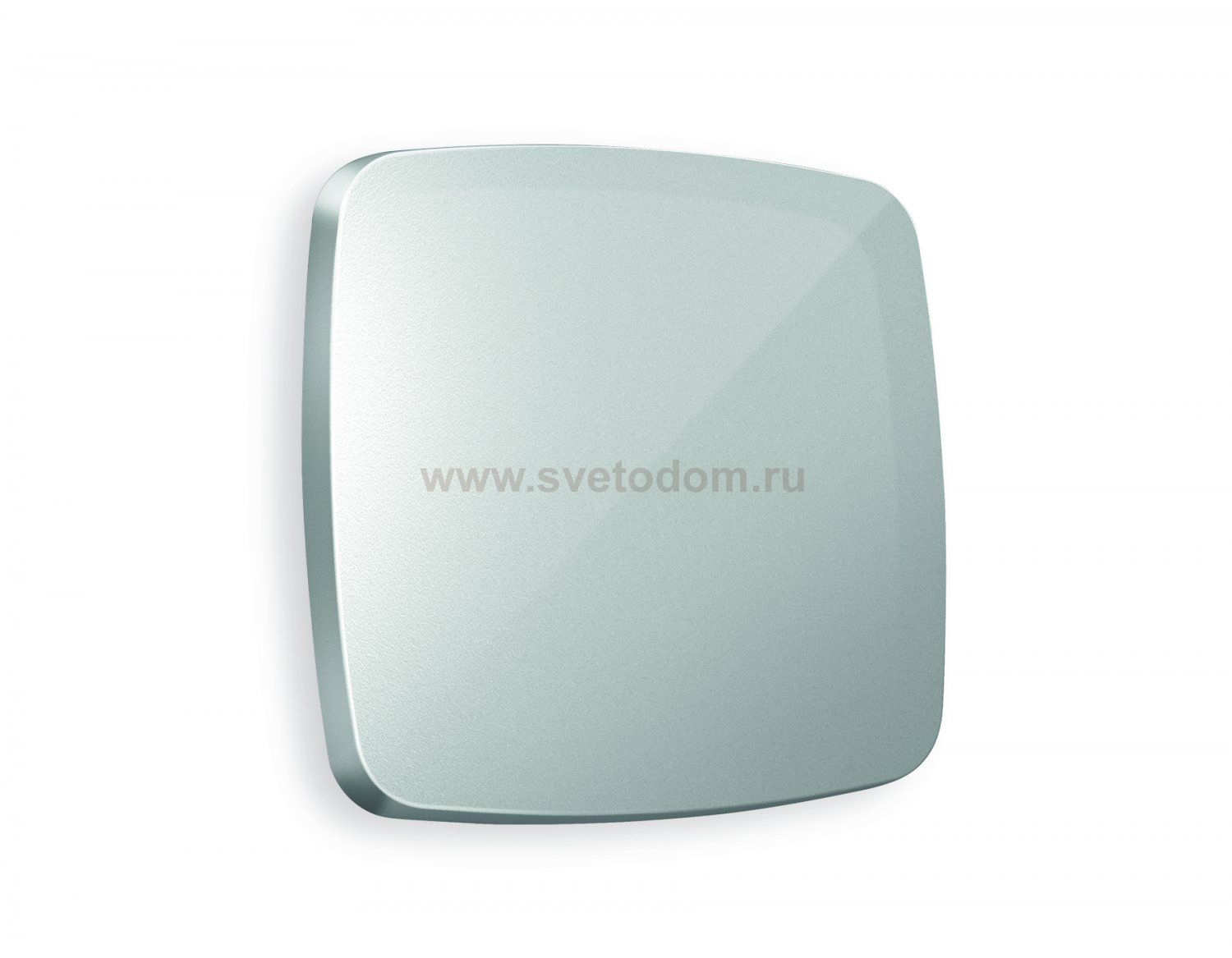 Лицевая панель OMEGA (Серебро глянец) для 1-клавишных выключателей QUANT OP4010 Ambrella Volt