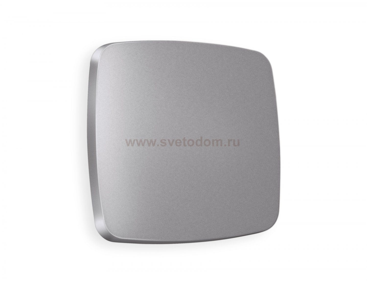 Лицевая панель OMEGA (Сталь матовый) для 1-клавишных выключателей QUANT OP5010 Ambrella Volt