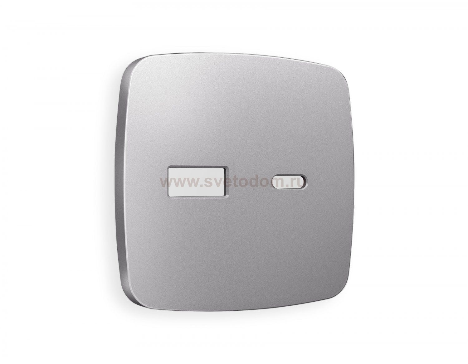 Лицевая панель OMEGA (Сталь матовый) для розетки 2USB тип A+C QUANT OP5110 Ambrella Volt