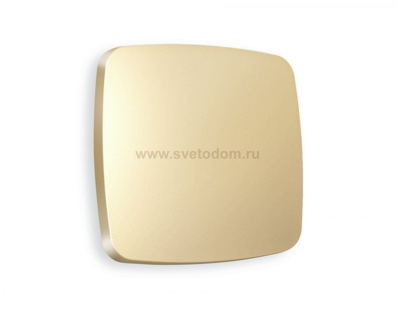 Лицевая панель OMEGA (Шампань) для 1-клавишных выключателей QUANT OP6010 Ambrella Volt