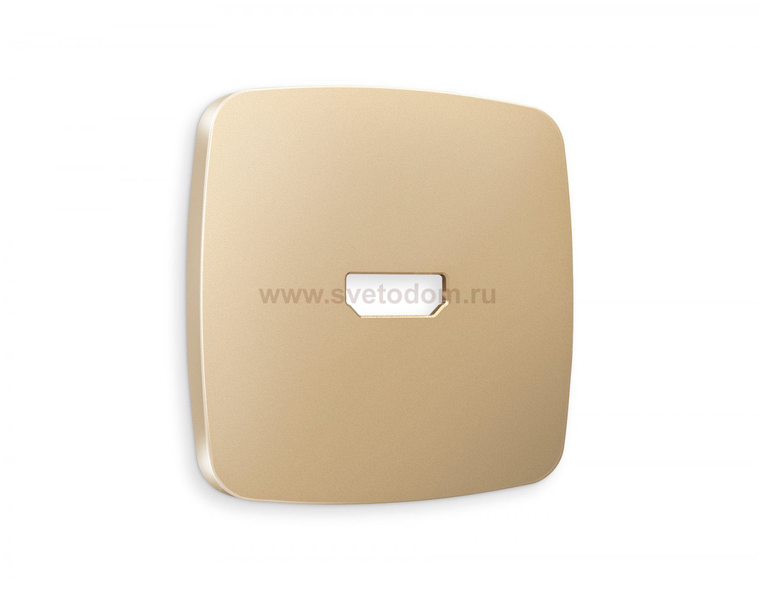 Лицевая панель OMEGA (Шампань) для HDMI розетки QUANT OP6140 Ambrella Volt