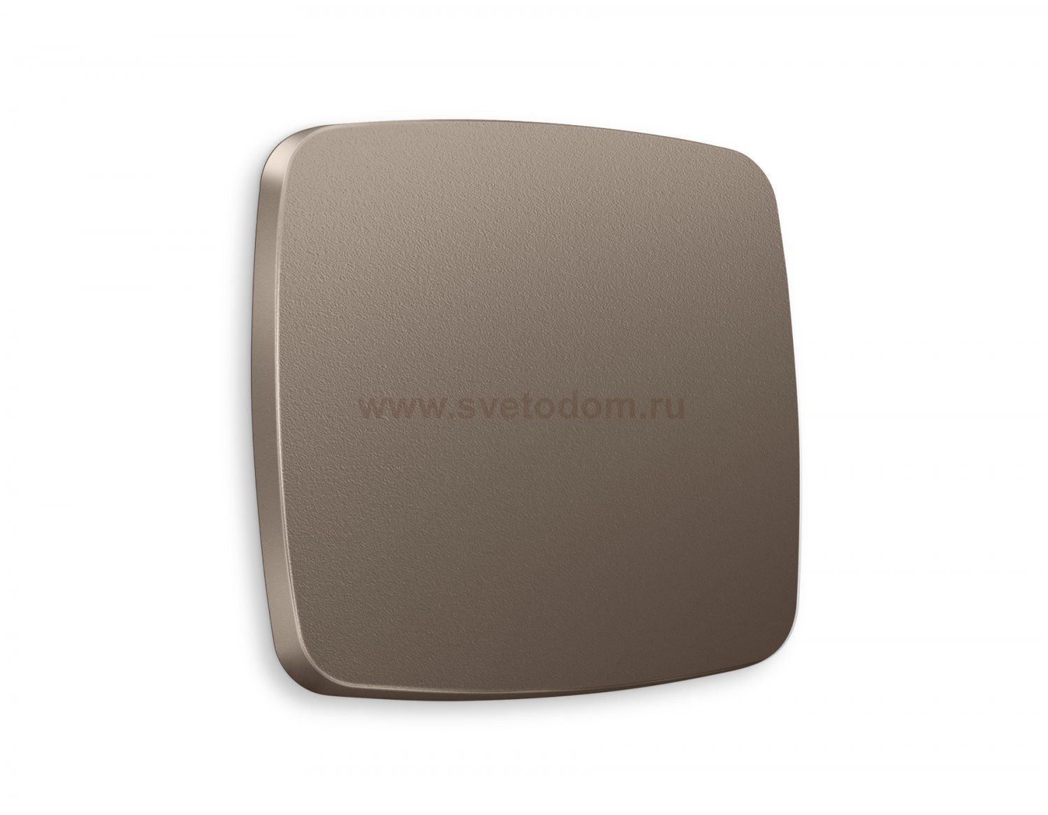 Лицевая панель OMEGA (Темная бронза матовый) для 1-клавишных выключателей QUANT OP6310 Ambrella Volt