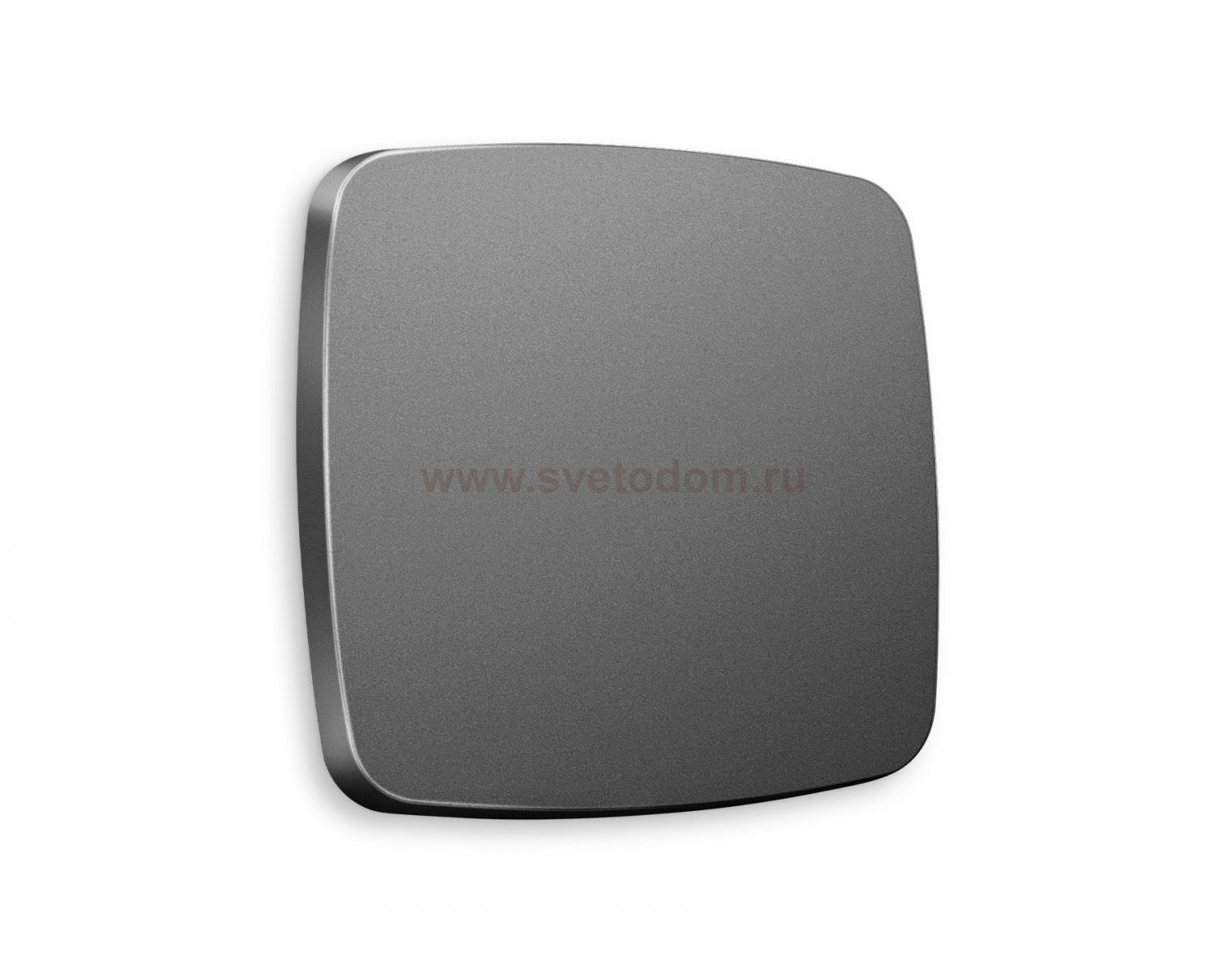 Лицевая панель OMEGA (Антрацит серый) для 1-клавишных выключателей QUANT OP6510 Ambrella Volt