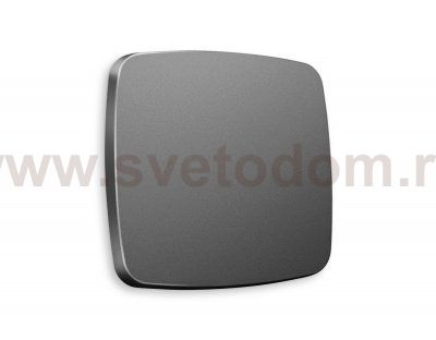 Лицевая панель OMEGA (Антрацит серый) для 1-клавишных выключателей QUANT OP6510 Ambrella Volt