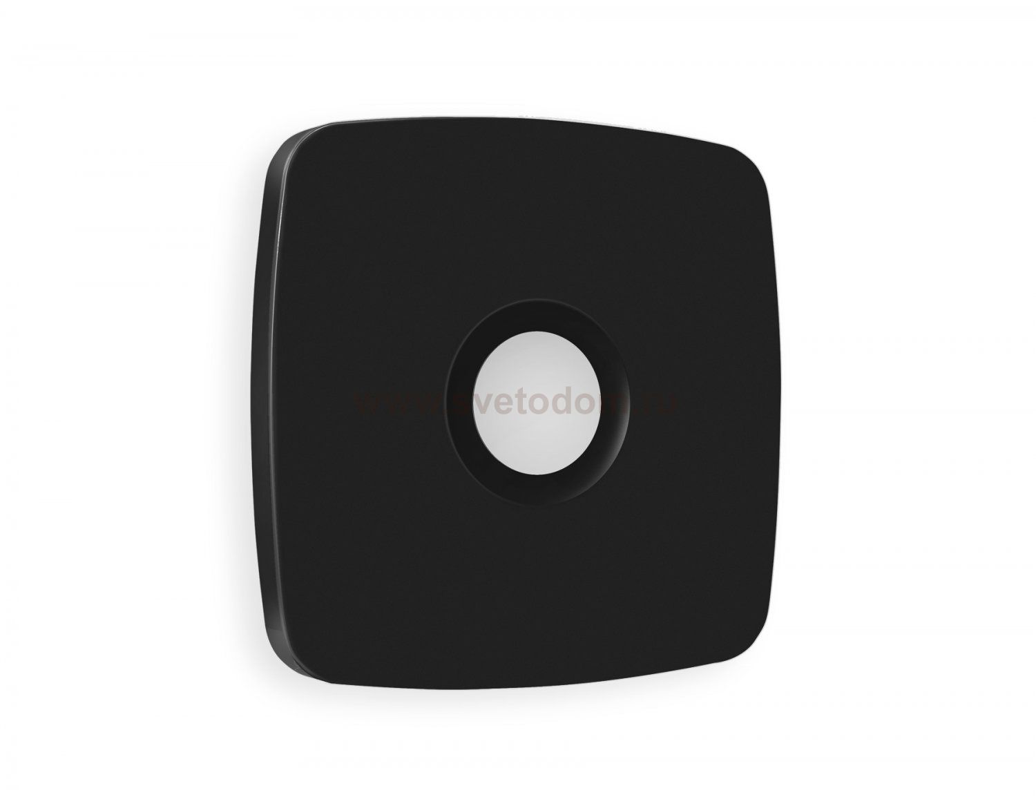 Лицевая панель OMEGA (Черный матовый) для TV розетки QUANT OP8130 Ambrella Volt