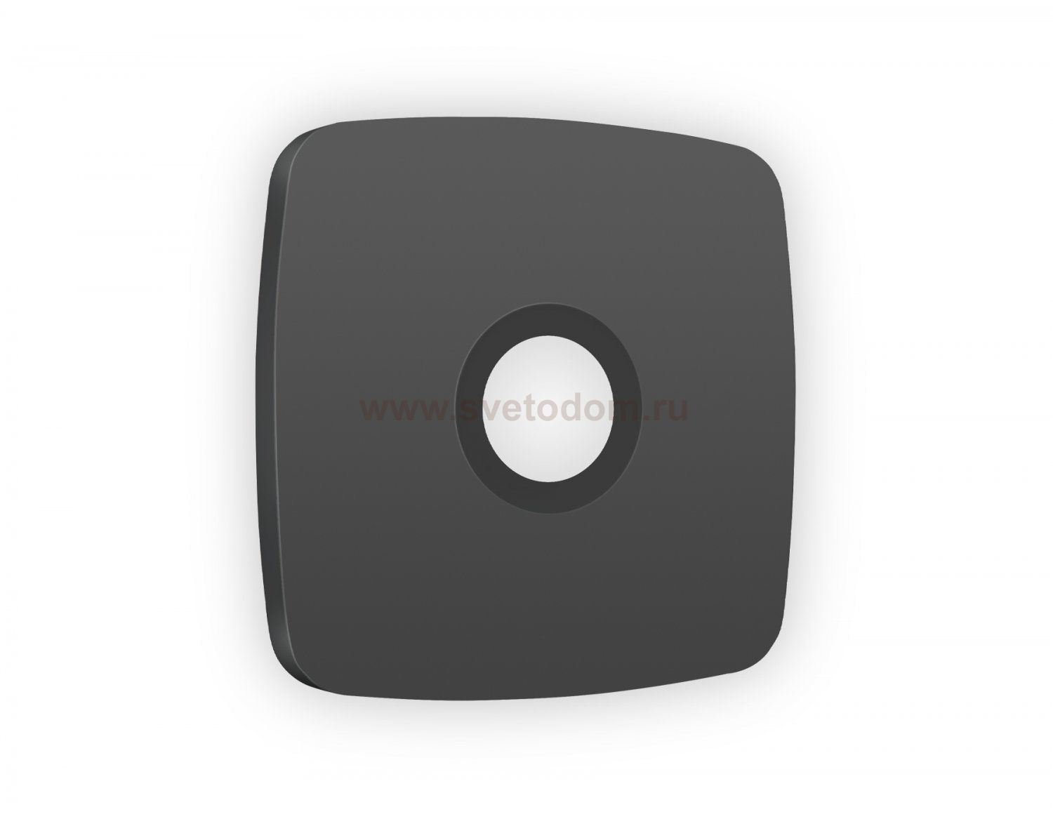 Лицевая панель OMEGA (Графит Мягкое касание) для TV розетки QUANT OP9130 Ambrella Volt