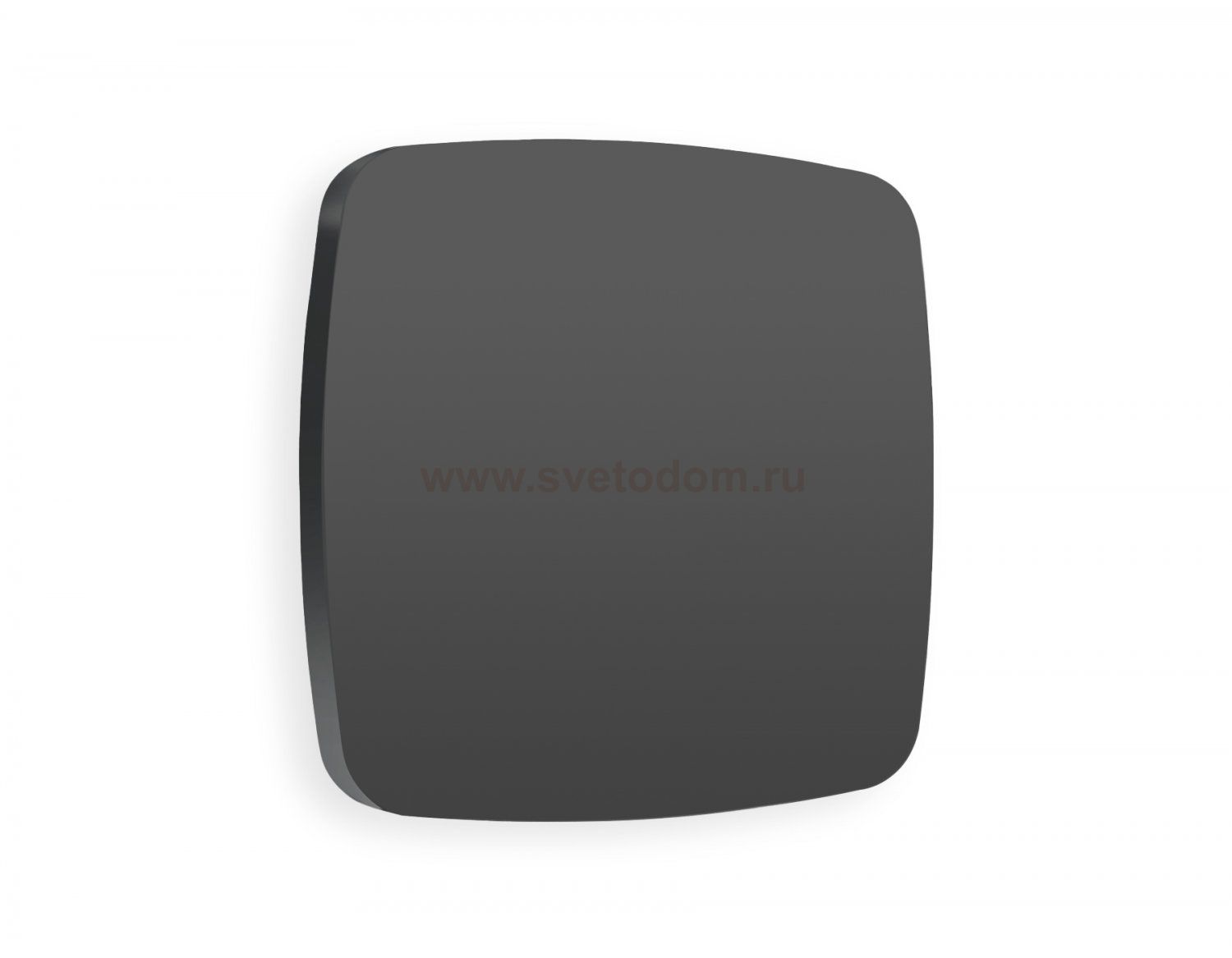 Лицевая панель OMEGA (Графит Мягкое касание) заглушка для суппорта QUANT OP9160 Ambrella Volt