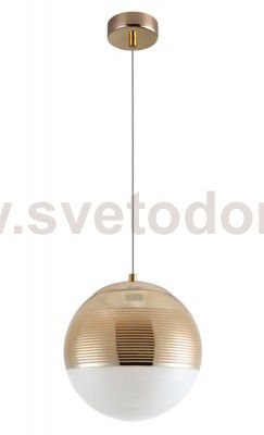Светильник подвесной Crystal Lux OPTIMA SP1 GOLD D200 (2691/201)