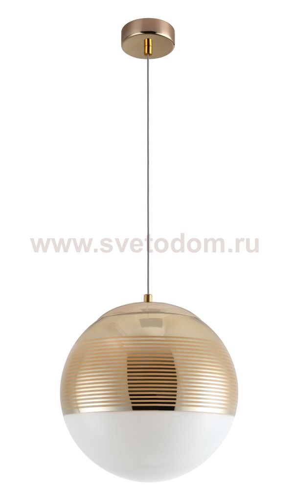 Светильник подвесной Crystal Lux OPTIMA SP1 GOLD D300 (2691/211)