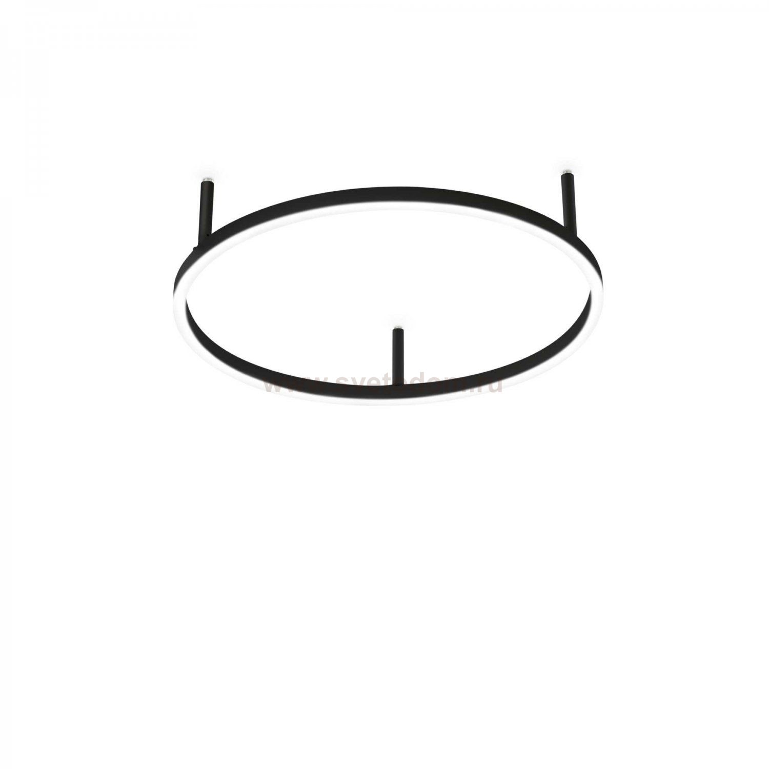 Ideal Lux ORACLE SLIM PL D050 ROUND 3000K ON-OFF BK