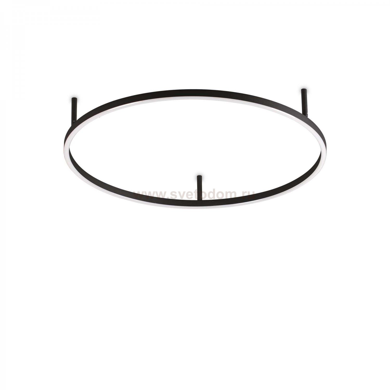 Ideal Lux ORACLE SLIM PL D070 ROUND 3000K ON-OFF BK