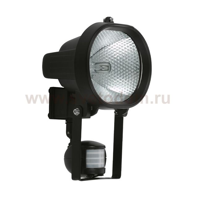 Галогеновый прожектор с датчиком движения 500 вт Kanlux OTIS CE-82P-Y-B (676)