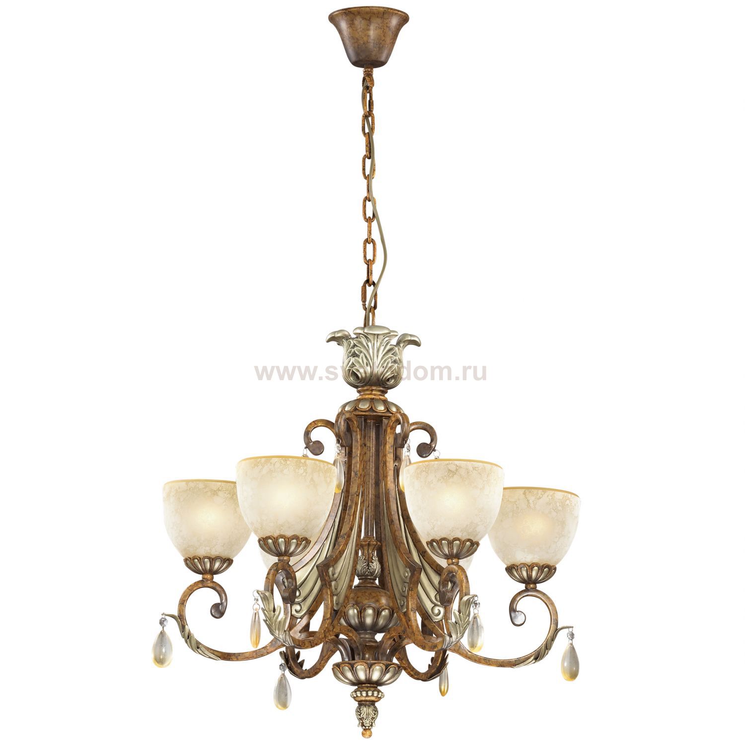Люстра подвесная Odeon light 2455/6 RUFFIN