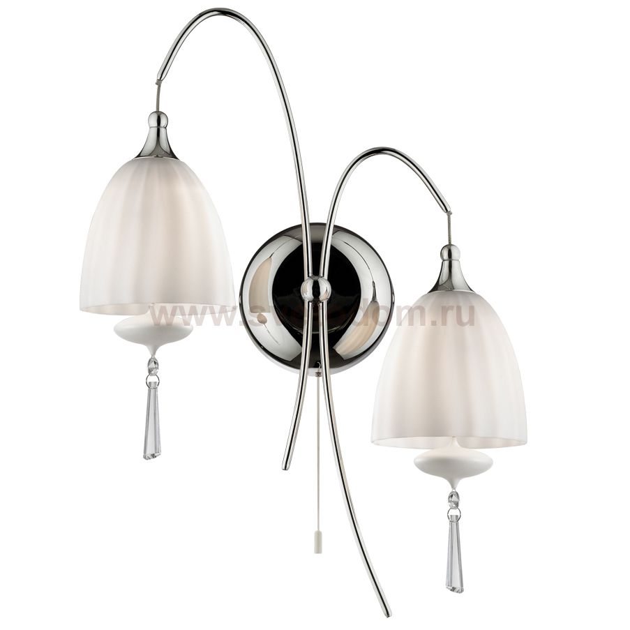 Светильник настенный бра c выключателем Odeon light 2570/2W LIMAN