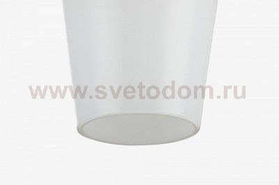 Плафон стекло для светильника 130*450мм P007-PL-01 Lacrima белый