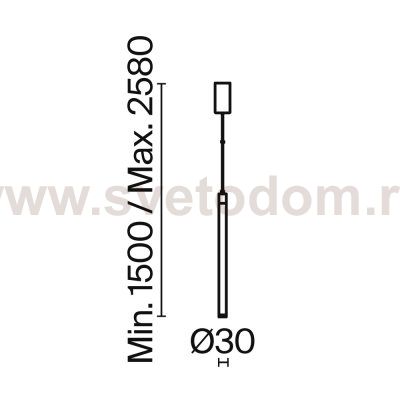 Подвесной светильник Maytoni P022PL-L20W3K Ray