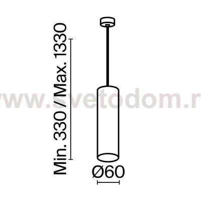 Подвесной светильник Maytoni P075PL-01W Focus