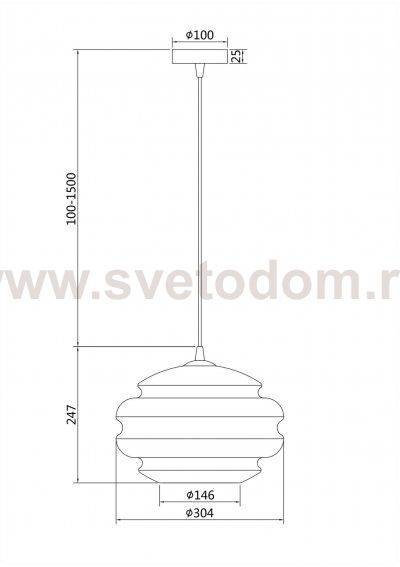 Подвесной светильник Maytoni P079PL-01BL Ruche