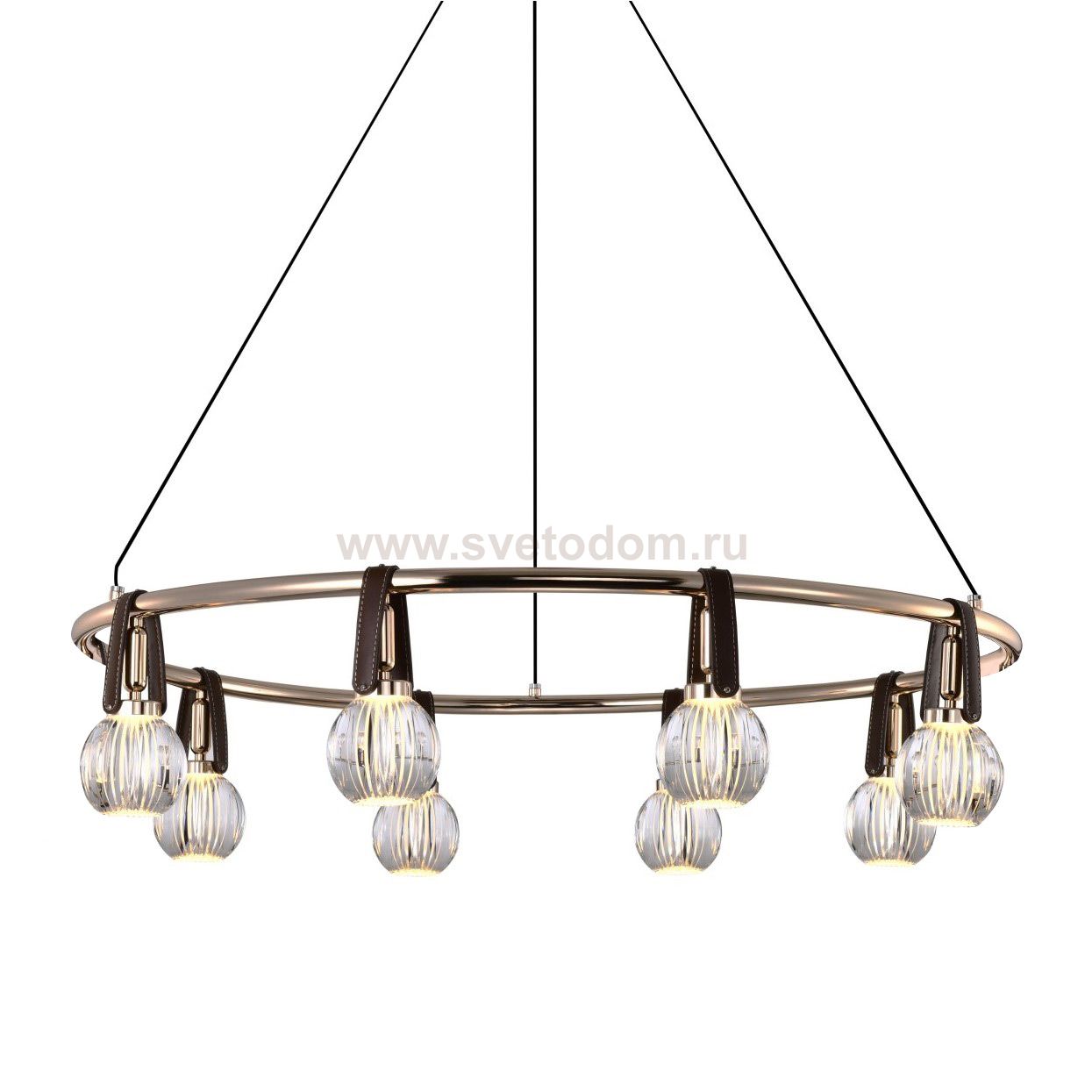 Люстра P0853-8C gold