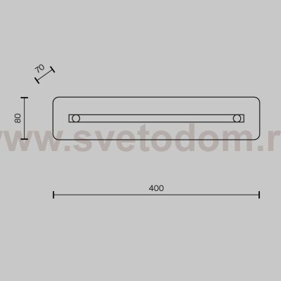 Настенный светильник (бра) Maytoni P091WL-L7G3K Maya
